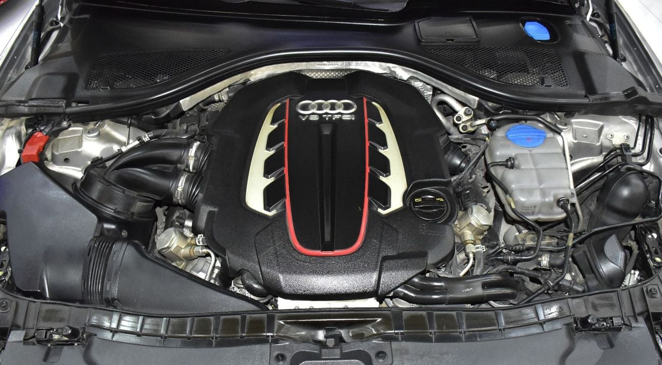 Audi S6 EXCELLENT DEAL for our Audi S6 V8T ( 2016 Model ) in Silver Color GCC Specs