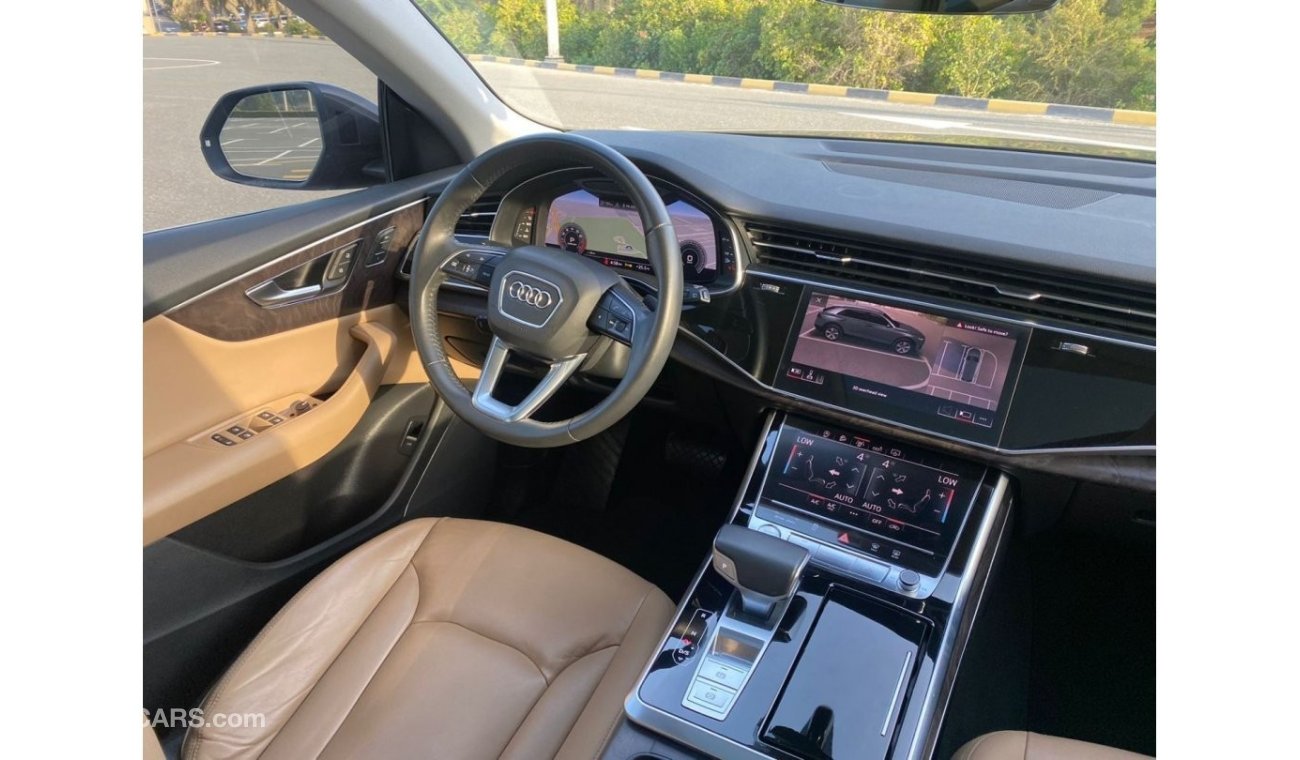 Audi Q8 55 TFSI quattro AUDI Q8 S-line 55 TFSI GCC 2019 FULL OPTION PERFECT CONDITION ORIGINAL PAINT UNDER W