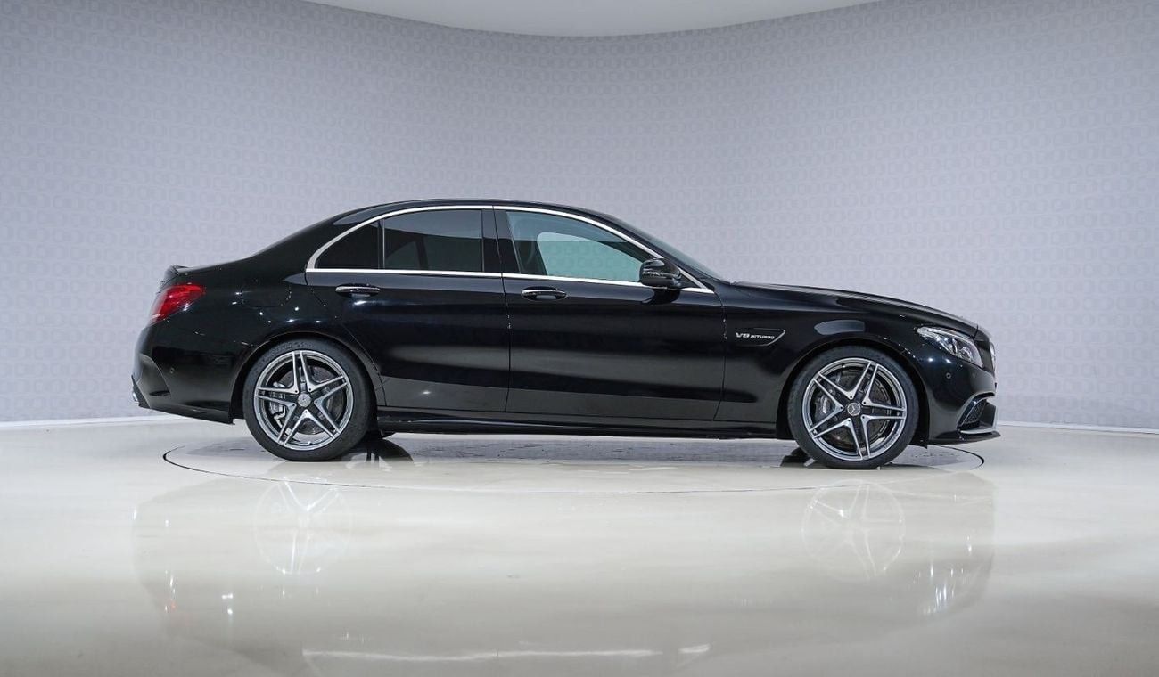 Mercedes-Benz C 63 AMG AED 6,899 P/M - 2 Years Warranty - C63 AMG