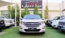 Ford Edge Model 2018, American import, white color inside beige, cruise control, alloy wheels, in excellent co