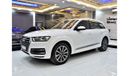 Audi Q7 EXCELLENT DEAL for our Audi Q7 ( 45TFSi Quattro ) 2016 Model / White Color GCC Specs