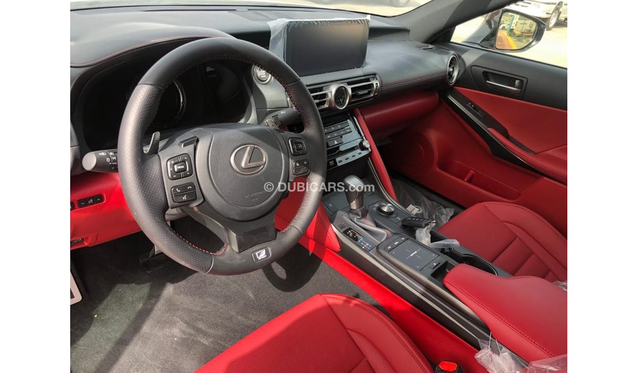Lexus IS300 LEXUS IS 300 FSPORT, 2.0L, FULL OPTION, WHITE EXTERIOR WITH RED LEATHER INTERIOR, SUNROOF, FOR EXPOR