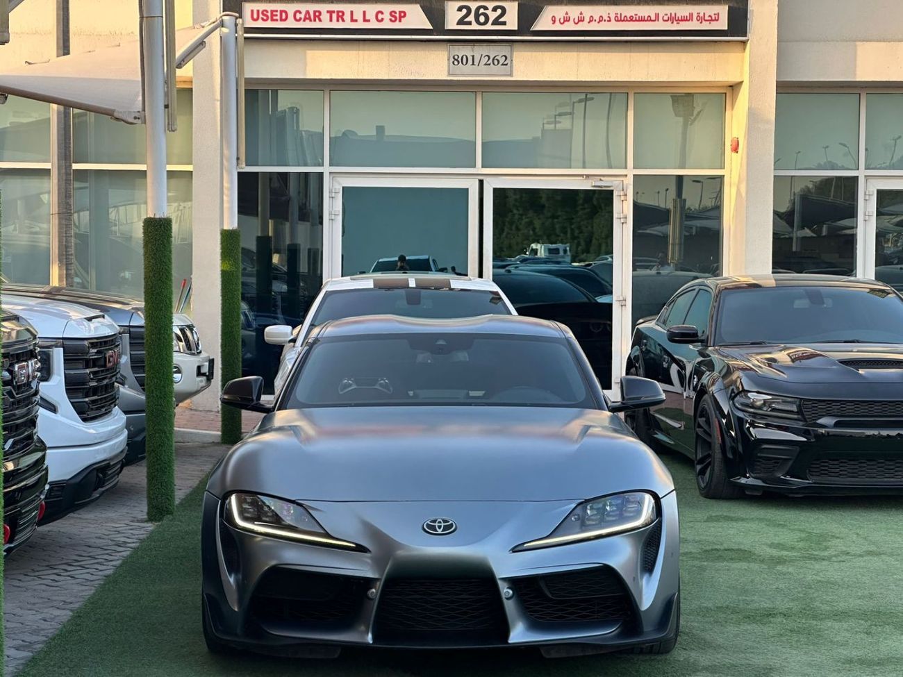 تويوتا سوبرا TOYOTA SUPRA GR 2022 GCC FULL OPTION ORIGINAL PAINT PERFECT CONDITION