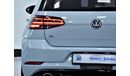 Volkswagen Golf EXCELLENT DEAL for our Volkswagen Golf R ( 2018 Model! ) in Pastel White Color! GCC Specs