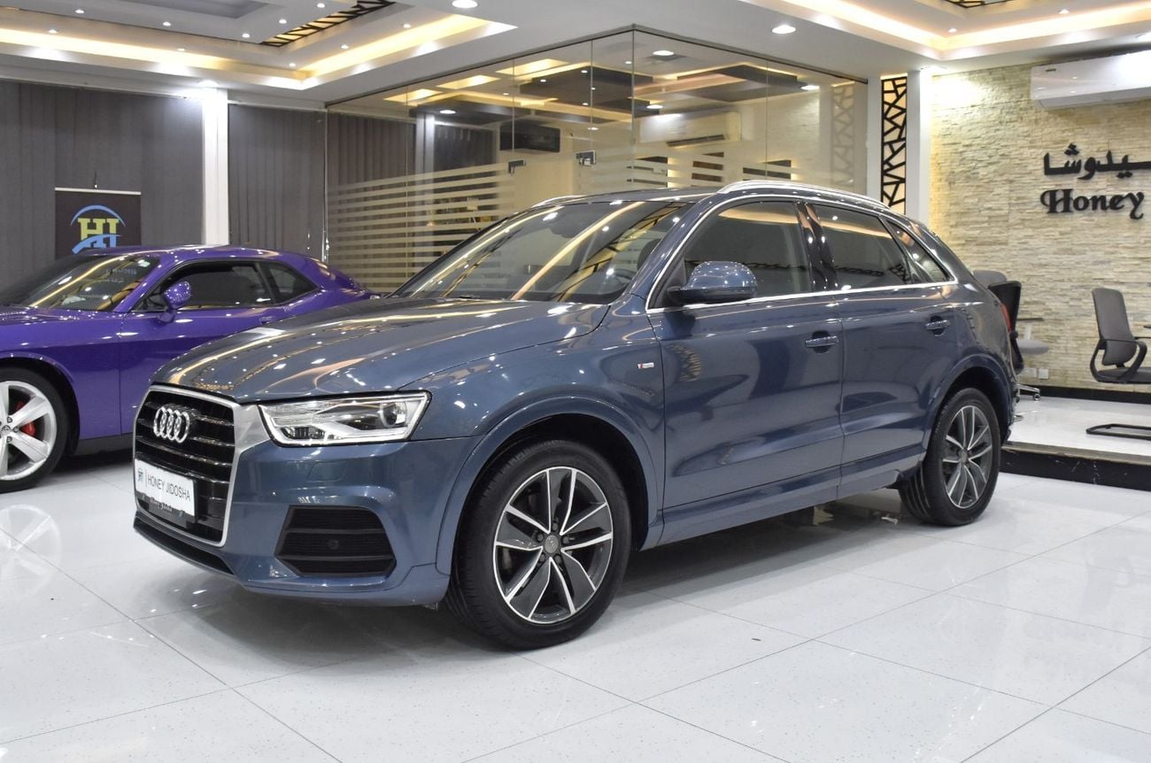 أودي Q3 35 TFSI S-LINE عرض ممتاز لسيارة أودي Q3 35TFSi S-Line (موديل 2017) باللون الأزرق بمواصفات خليجية