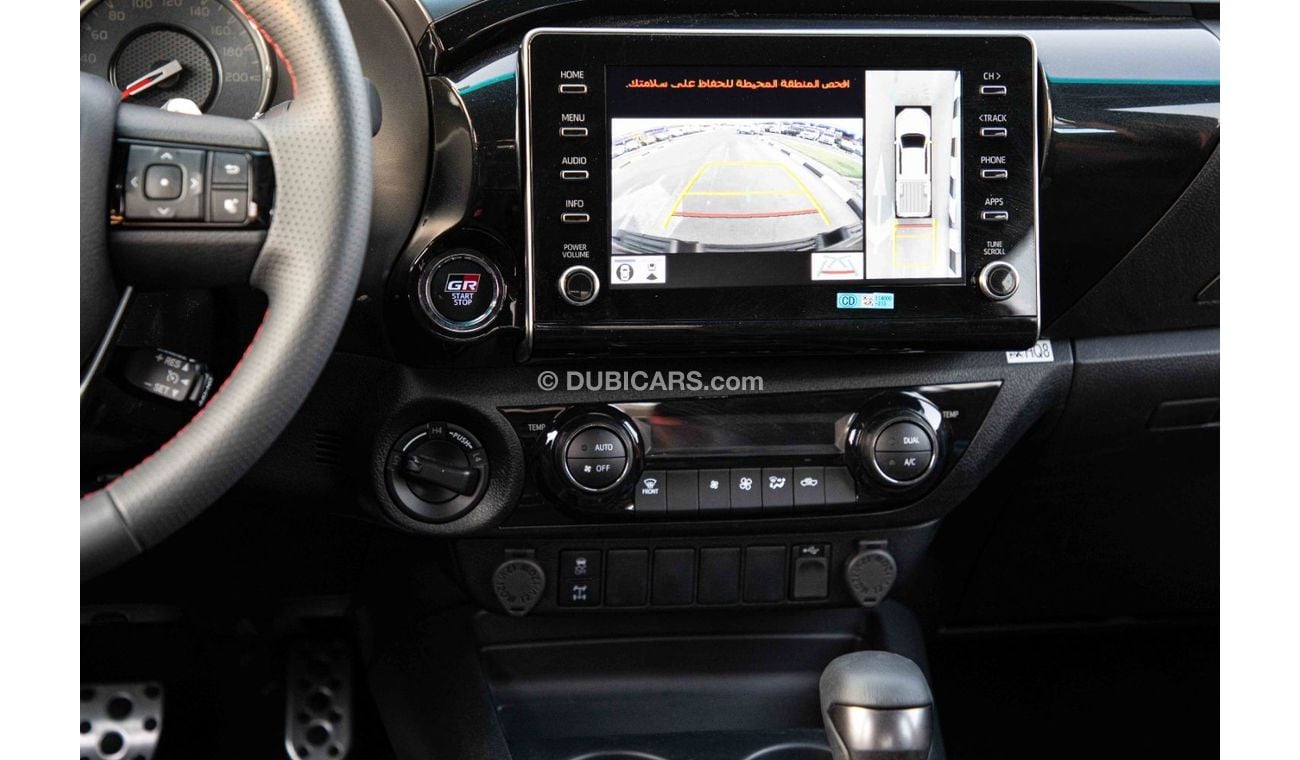 تويوتا هيلوكس 2023 Toyota Hilux 4x4 DC 2.8 GR Sport Diesel Automatic - Black inside black