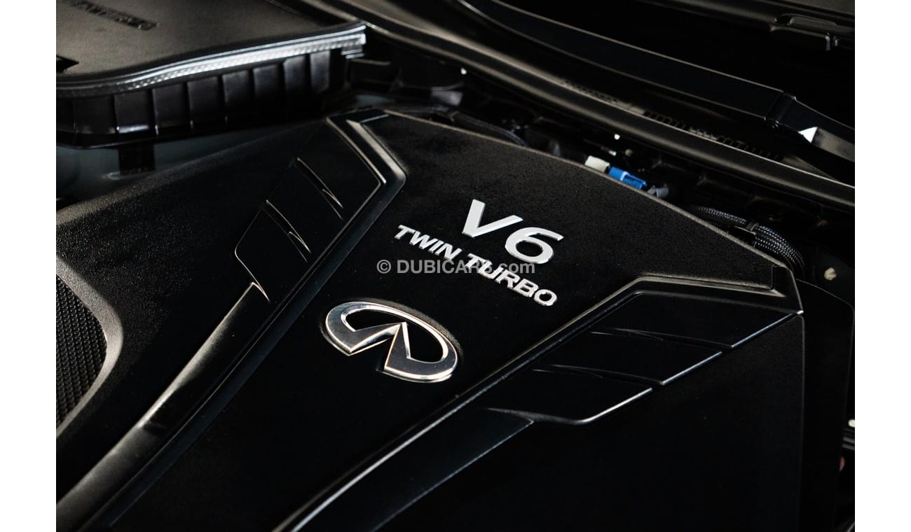 Infiniti Q50 Red Sport 400 2021 Infiniti Q50 S Red Sport 3.0L V6 / Full Infiniti History & Infiniti Warranty