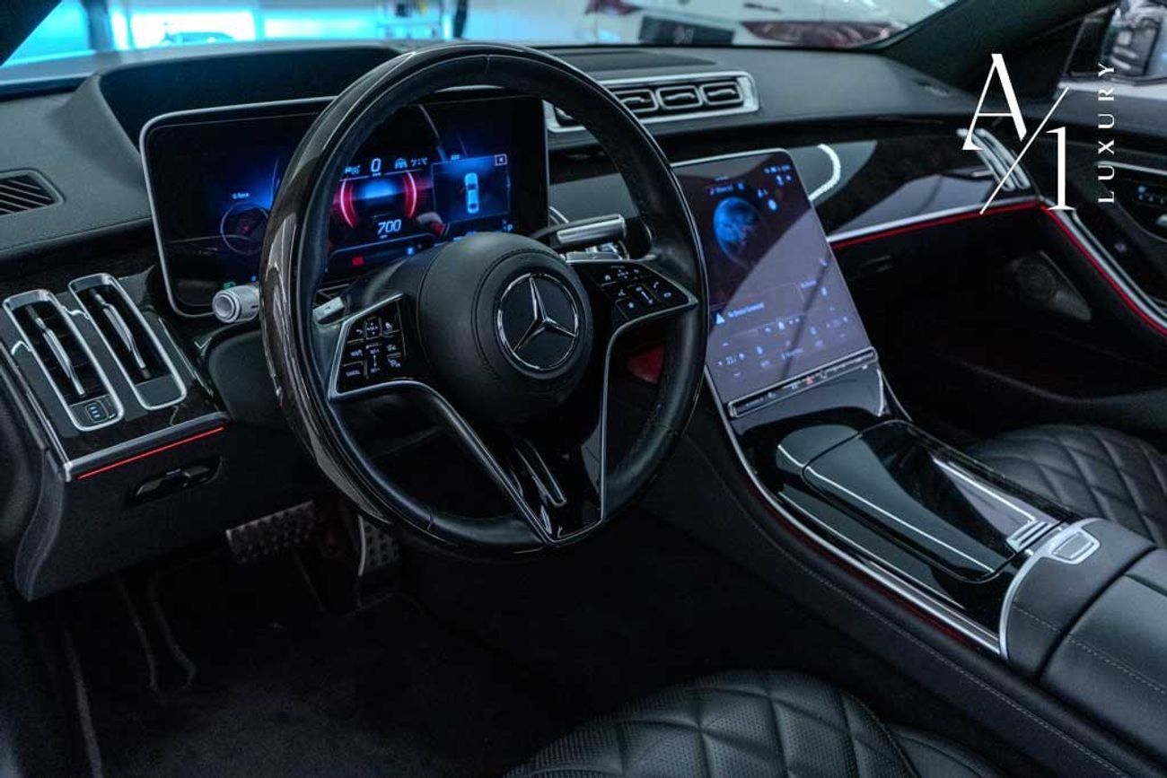 مرسيدس بنز S 500 4MATIC 3.0L 2022 Mercedes Benz S500 AMG 4MATIC, Warranty, Fully Loaded, Very Low Kms, Excellent Cond