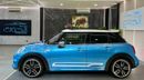 Mini Cooper S AMAZING BLUE MINI COOPER S ** JCW ** || TOP OF THE RANGE || GCC || RED , BLACK INTERIOR