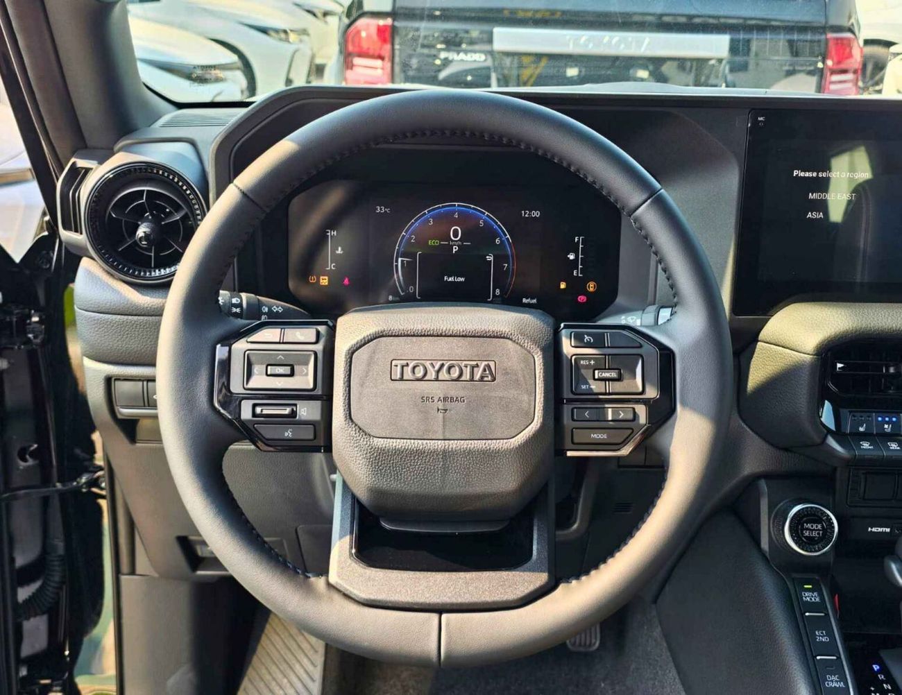 Toyota Prado ALL ROUNDER TURBO/2.4L PETROL/ SQUARE LIGHTS/SUNROOF/LEATHER/DRIVER PWR SEAT/ (CODE#PR24S1)