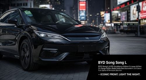 BYD Song L Fuel: Electric Motor Power: 230 kW Motor Torque: 360 Nm Driving Range: 662 km Battery Capacity: 87.0