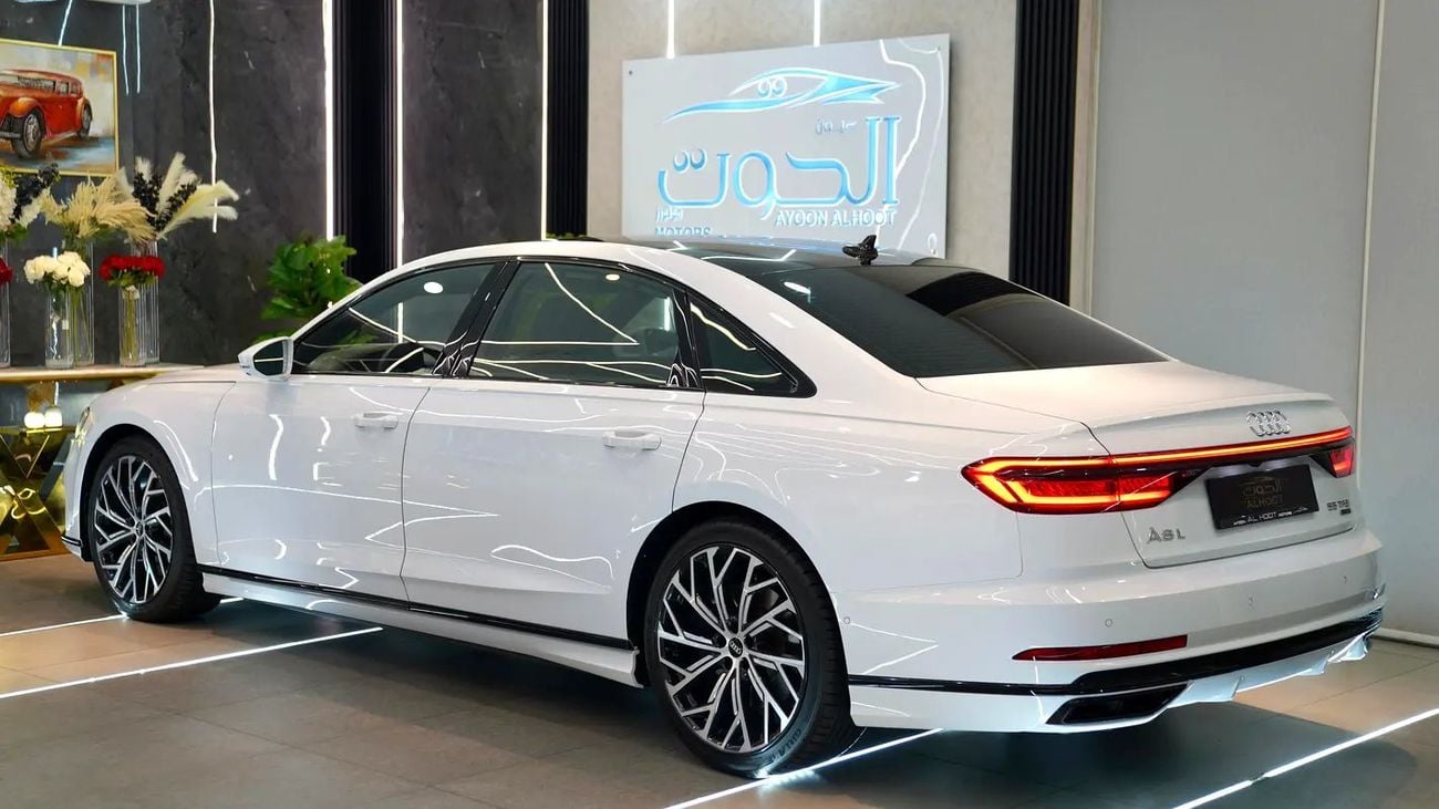 أودي A8 L 55 TFSI quattro 3.0L (335 HP) EXCLUSIVE A8L 55 TFSI V8 || VIP CONSOLE || TOP RANGE || GCC || ACCID