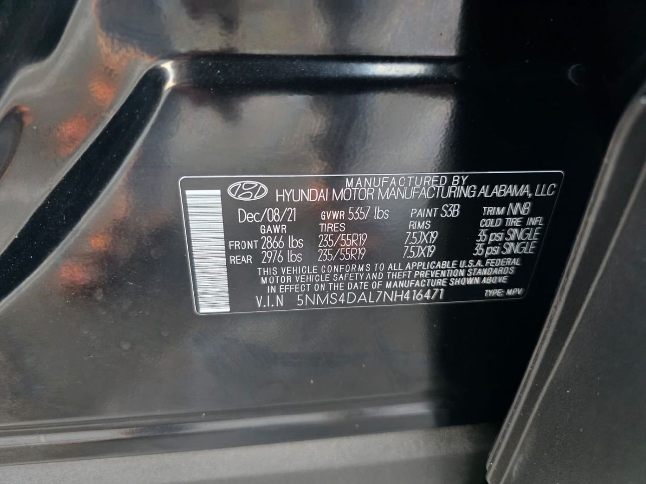 هيونداي سانتا في limited 2.5T