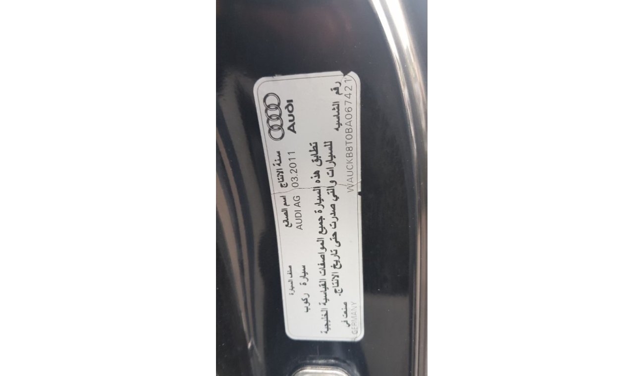 Audi A5 2011 model 3.2ltr Coupe Full options gulf  low mileage