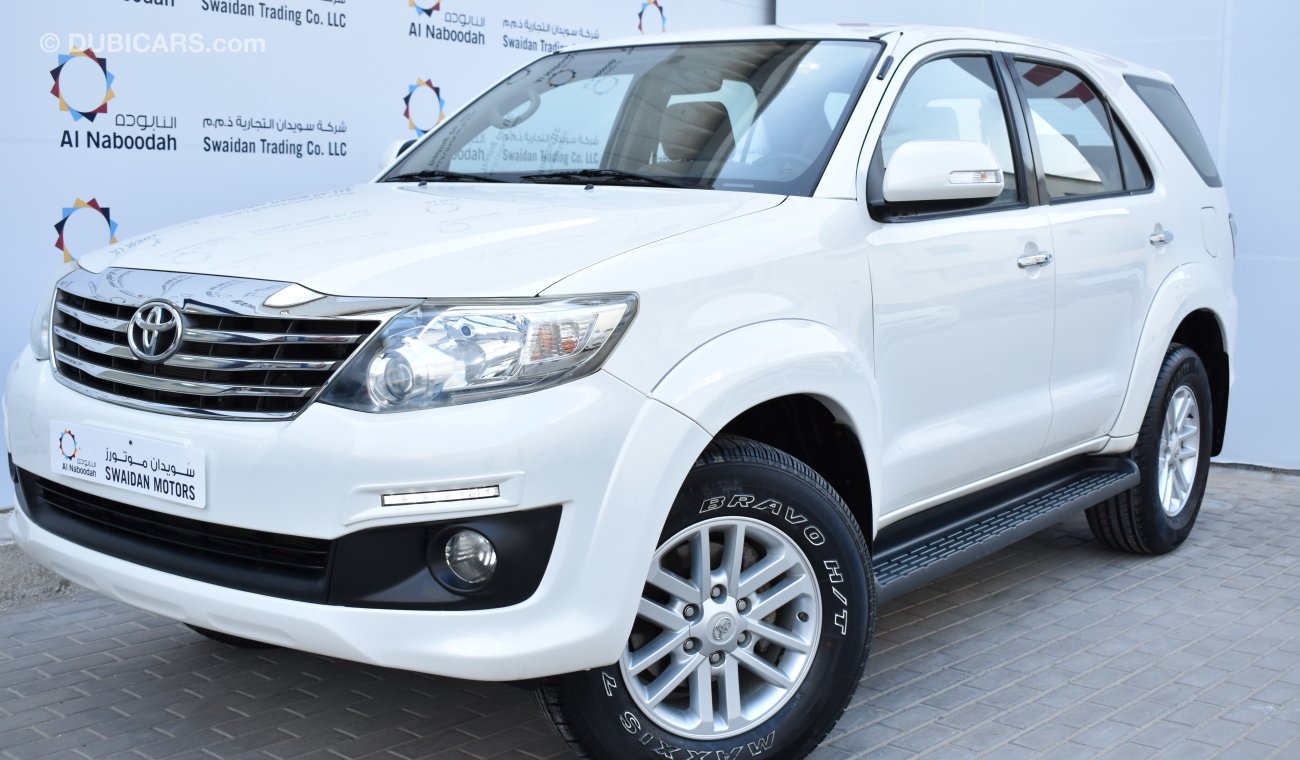 تويوتا فورتونر 2.7L EXR 2015 GCC WITH DEALER WARRANTY