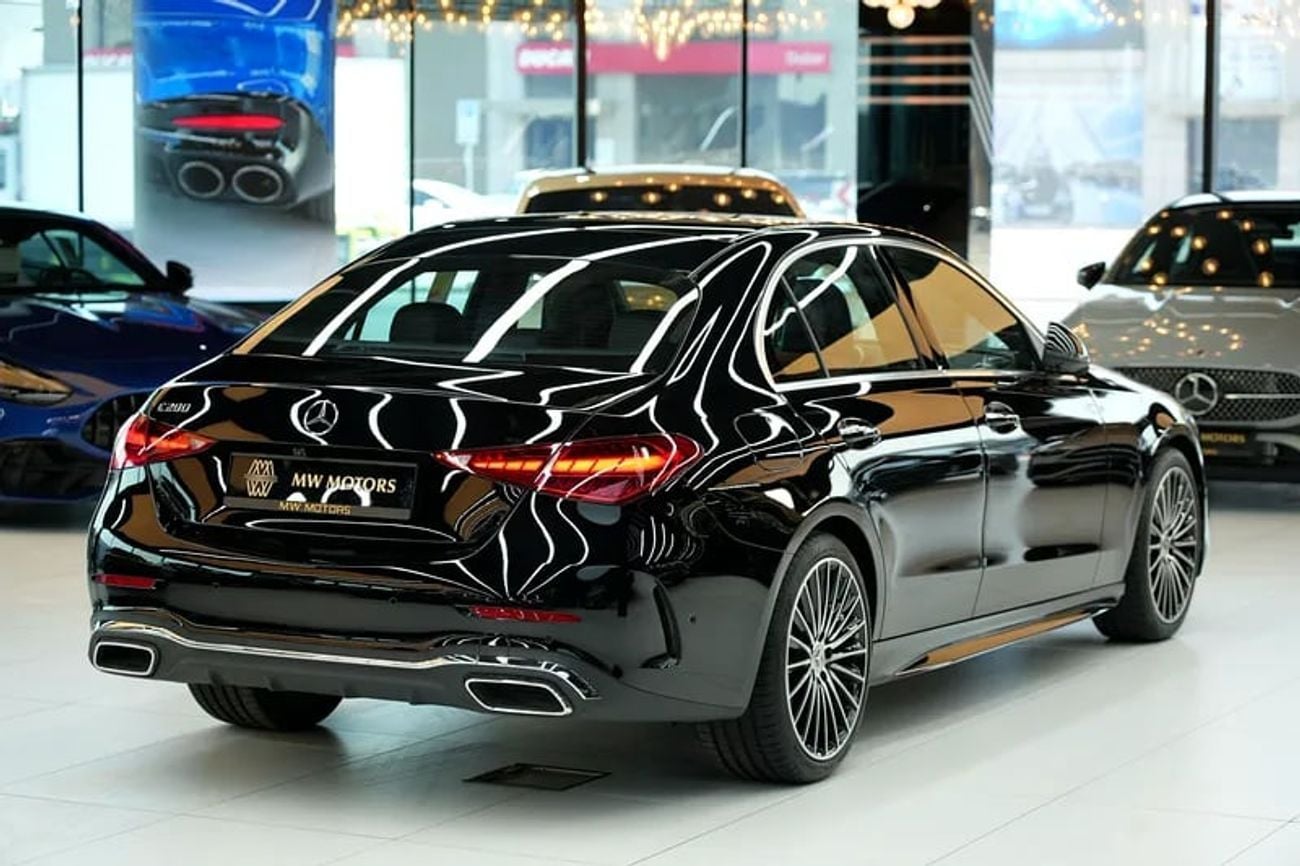 مرسيدس بنز C 200 C 200 | GCC 0km | Agency Warranrty | AMG Package