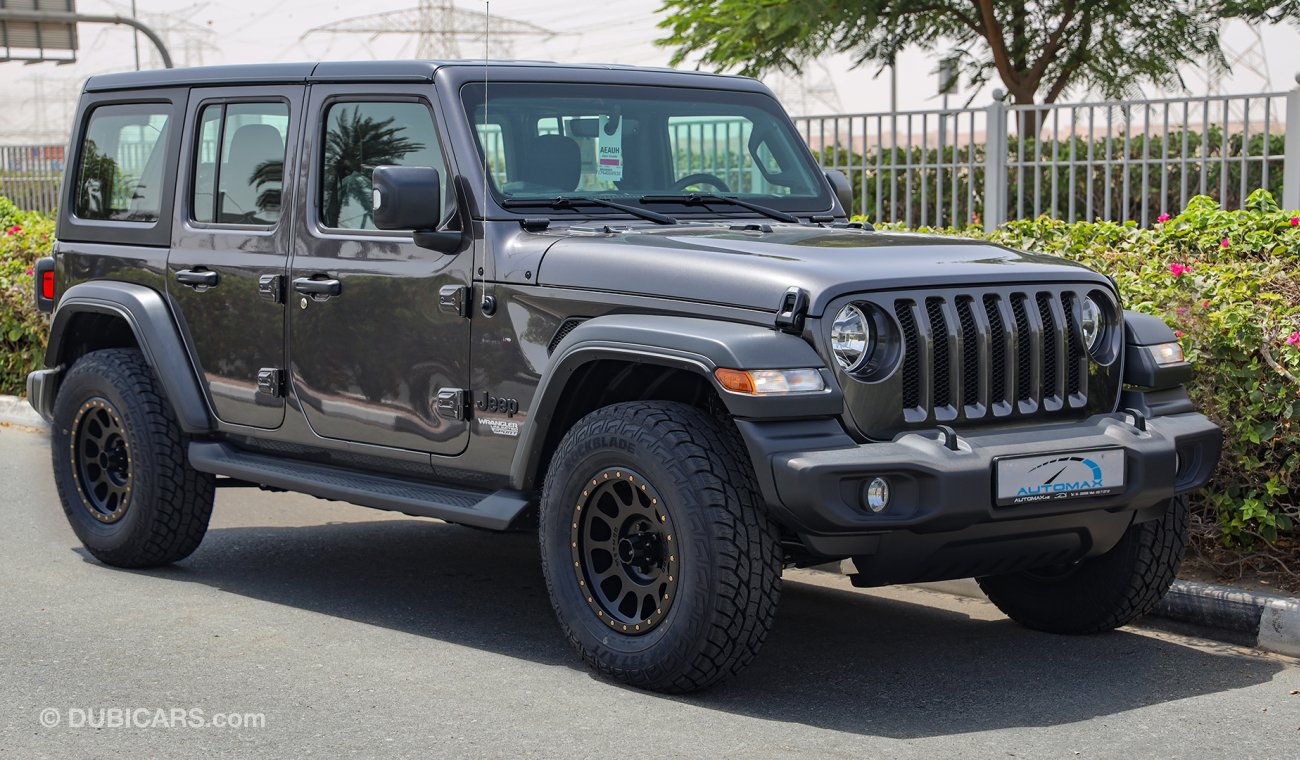 Jeep Wrangler Unlimited Sport Plus V6 3.6L , GCC , 2021 , 0Km , W/3 Yrs or 60K Km WNTY @Official Dealer