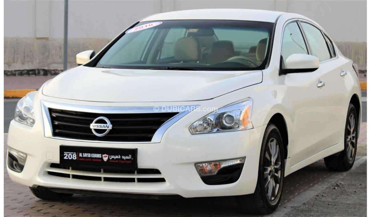 Nissan Altima Nissan Altima 2016, GCC No. 2, in excellent condition, without accidents, very clean from inside and