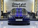 بي أم دبليو 520i EXCELLENT DEAL for our BMW 520i ( 2005 Model ) in Blue Color GCC Specs