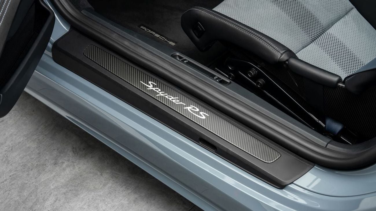 Porsche 718 Spyder RS Weissach - 2023 - Euro Specs