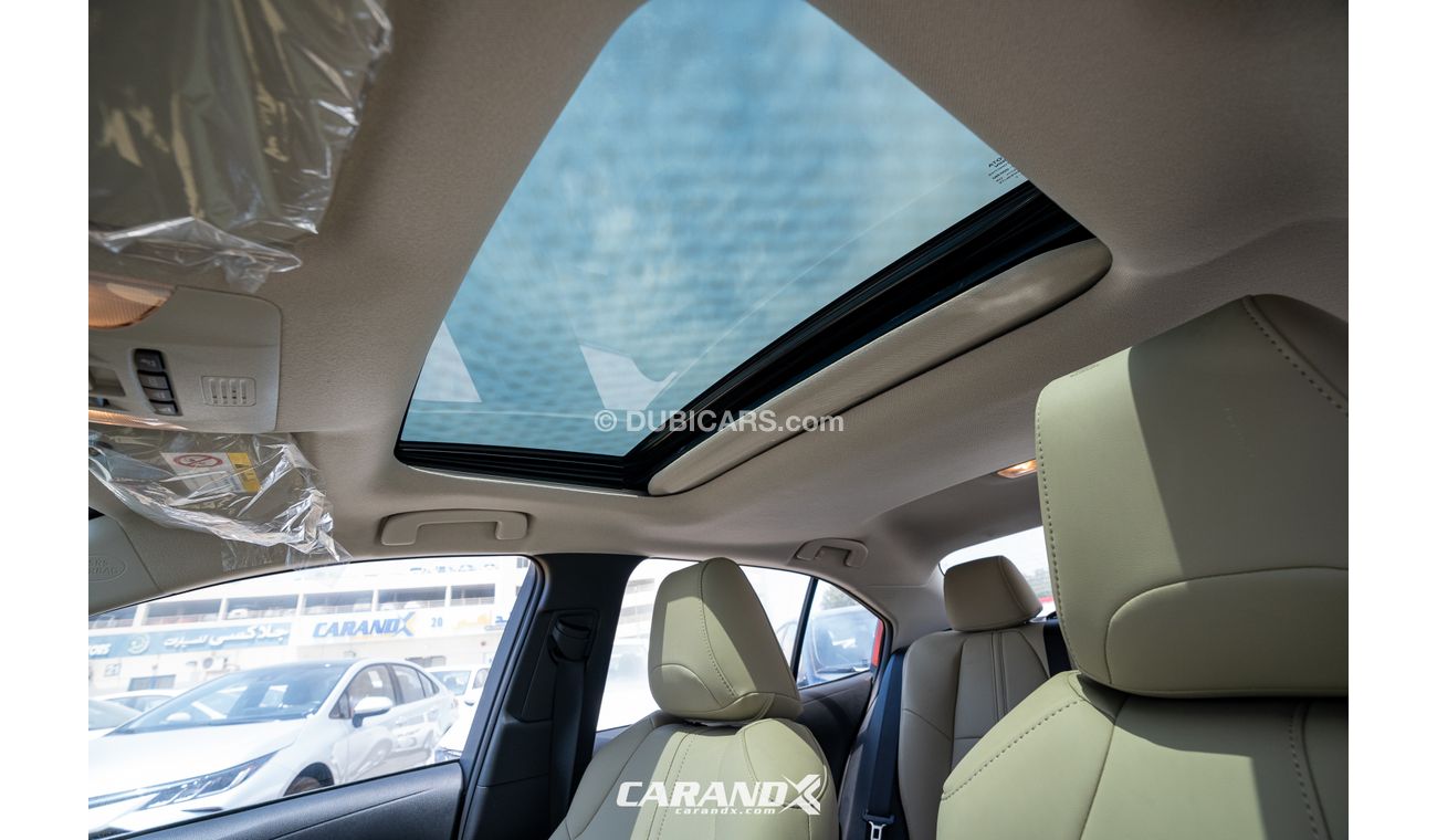 Toyota Corolla Elite Plus 1.2L Petrol Automatic Transmission 2022 Sunroof/Beige Leather / Black Roof