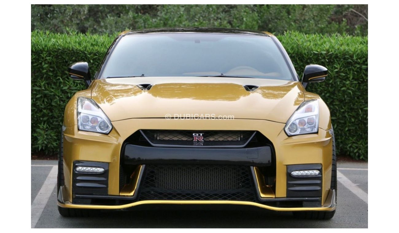 نيسان جي تي ار Std نيسان GT-R بريميوم خليجي 2015 فل ابشن تشييكات الفا لوجيك بحاله ممتازه