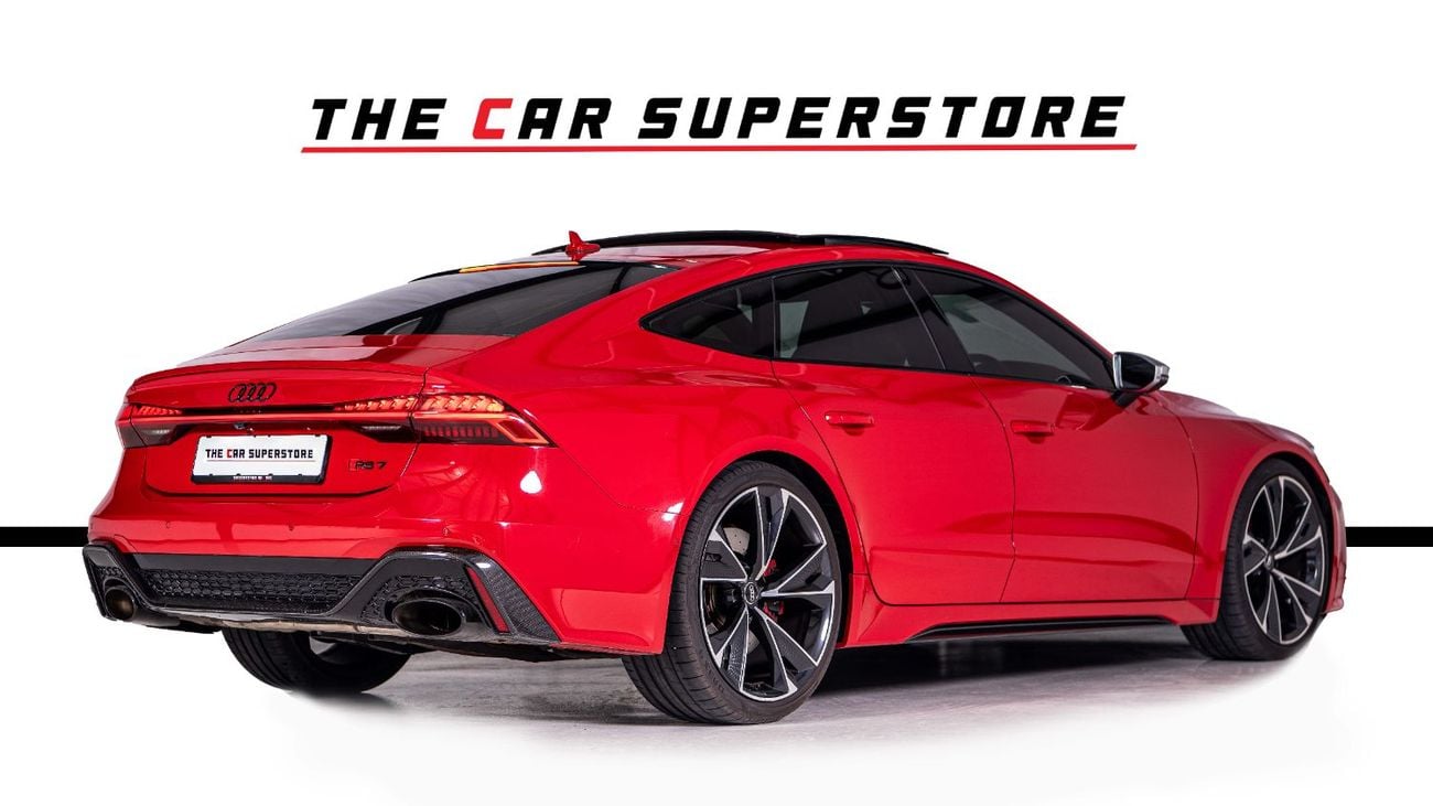 Audi RS7 TFSI quattro 4.0L GCC-1 Owner-Al Nabooda Service Contract Until 2028-Tango Red Special Color