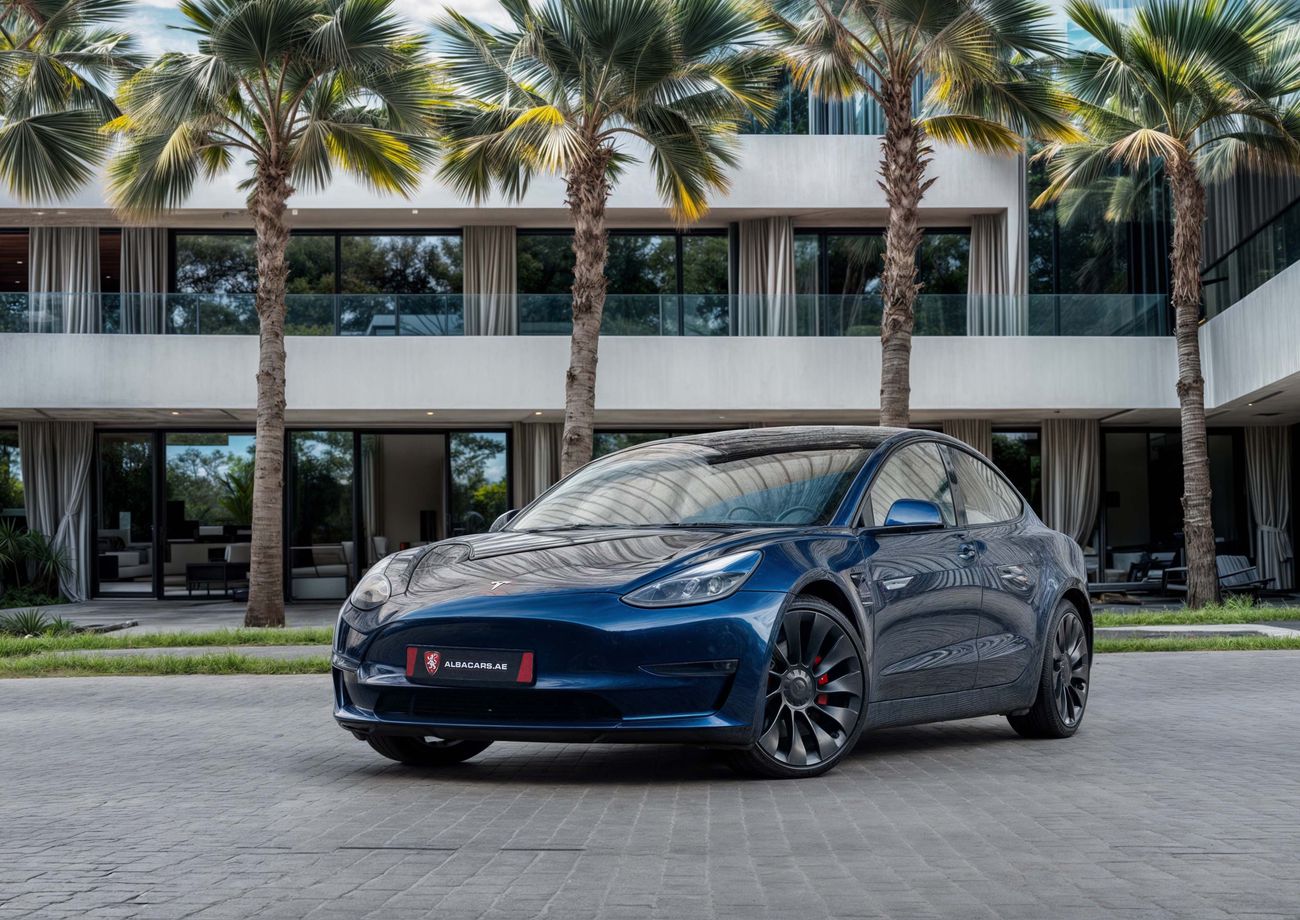 تسلا موديل 3 Model 3 Performance | 2,253 P.M | 0% Downpayment | Agency Warranty!