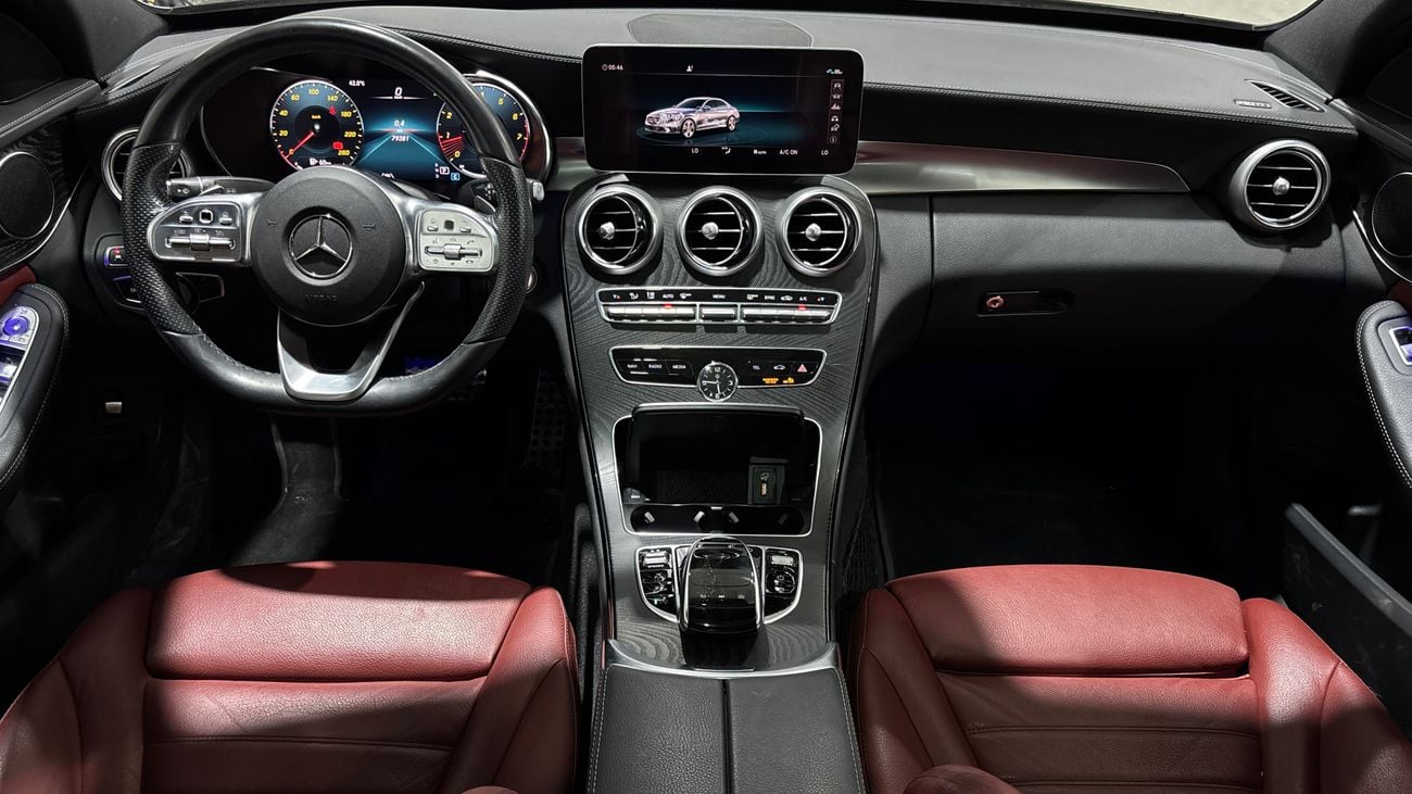مرسيدس بنز C 200 2021 AMG LINE | AED 1590/Month | 0 DP | 30 Day Return | Warranty | Service History