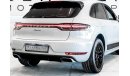 Porsche Macan std 2021 Porsche Macan, Porsche Warranty, Full Porsche Service History, GCC