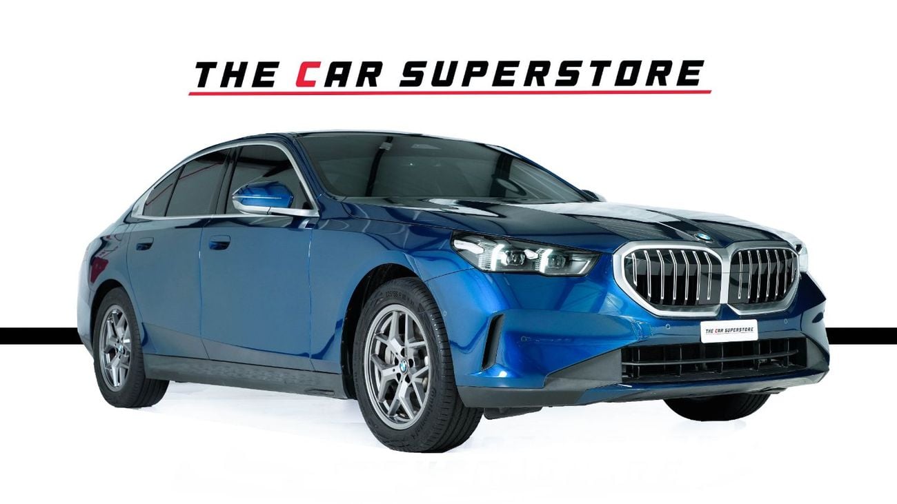BMW 530i PURE GCC-BMW Warranty service until 2020-FSH With BMW-High Specifications-Metallic Blue