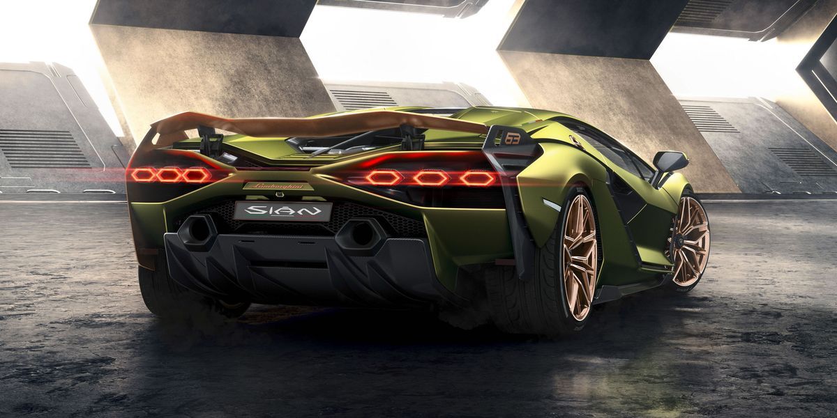 لامبورغيني سيان exterior - Rear Left Angled