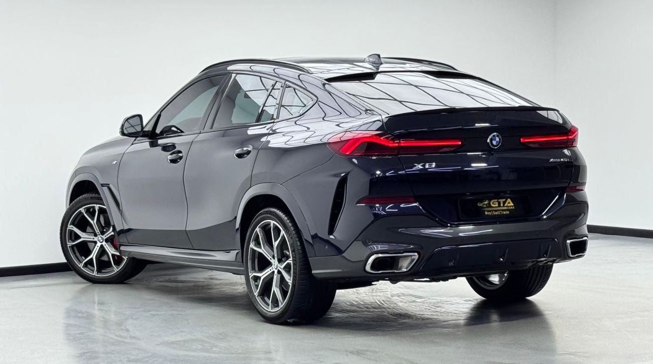 BMW X6 40i M Sport 3.0L 2022 BMW X6 xDrive40i M-Sport, 2027 BMW Warranty, Full BMW Service History, Excelle