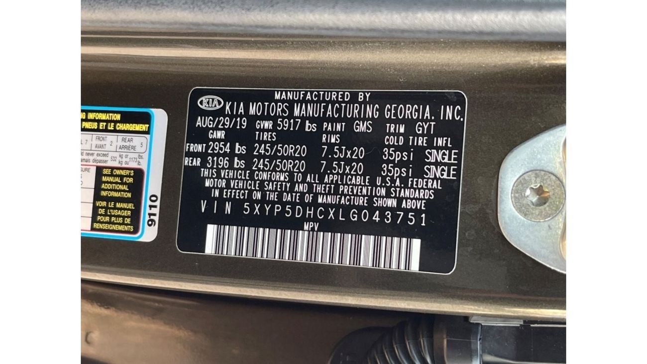 Kia Telluride 2020 KIA TELLURIDE SX FULL OPTIONS IMPORTED FROM USA