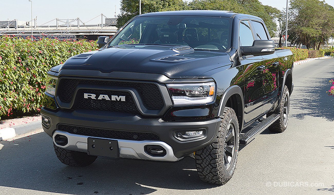 RAM 1500 1500 REBEL 2019, Crew Cab 4X4, 5.7 V8 GCC, 0km with 3 Years or 100,000km Warranty