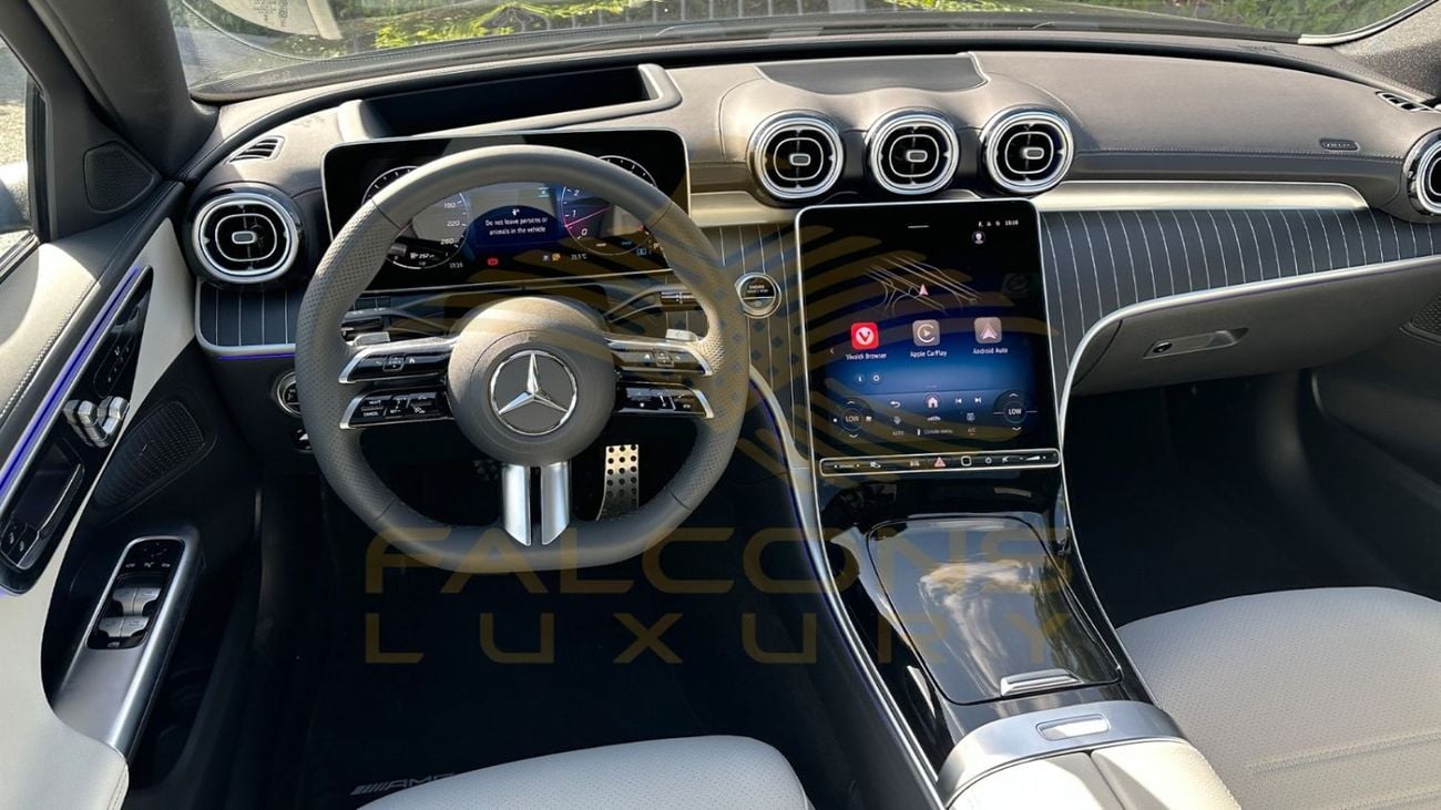 Mercedes-Benz C 200 AMG Premium GCC EQ Boost RWD DEALER WARRANTY 5 YEARS