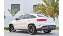 Mercedes-Benz GLE 63 AMG Night Vision | 6,835 P.M | 0% Downpayment | Full Option |  May 2023 Agency Warranty