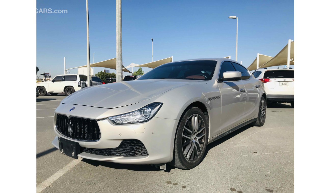Maserati Ghibli سياره نظيفه جدا بحاله ممتازه بدون حوادث ضمان شاسيه جير ماكينه