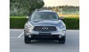 Infiniti QX70 Luxury Plus MODEL 2014 GCC CAR PERFECT CONDITION INSIDE AND OUTSIDE FULL OPTION ONE OWNER 2 keys Pan
