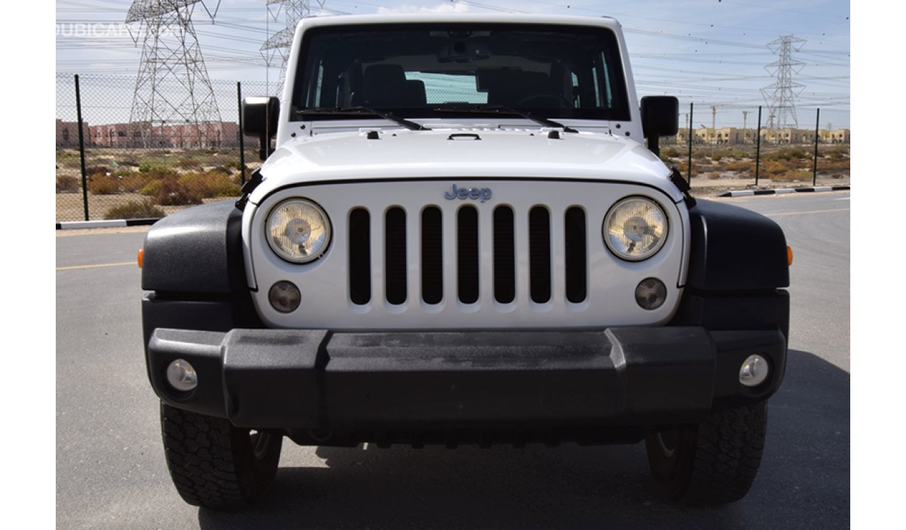 Jeep Wrangler //AED 1170/month //ASSURED QUALITY //2016 Jeep Wrangler Sport //LOW KM //3.6L 6Cyl 285hp