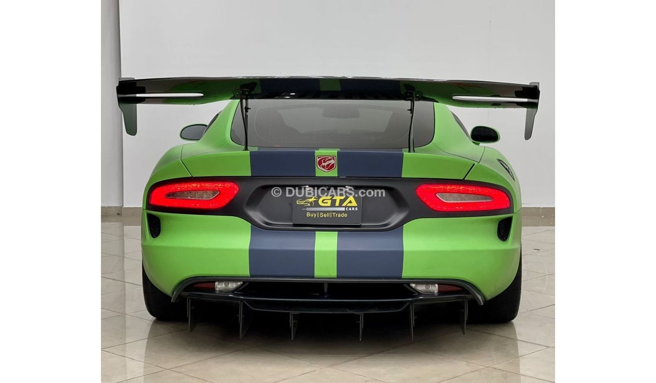 Dodge Viper 2016 Dodge Viper Srt10, Dodge Warranty-Service Contract-Service History, GCC