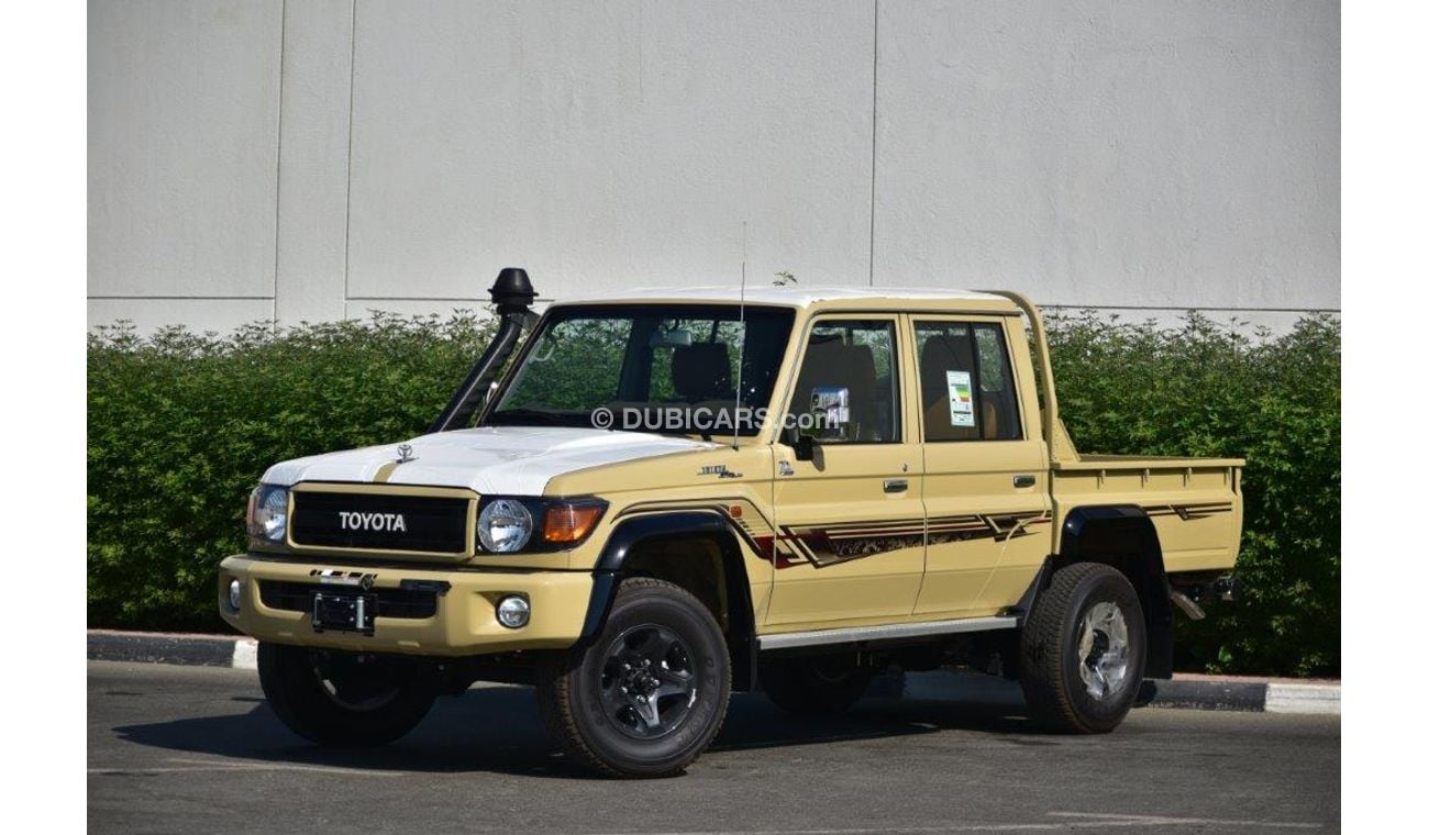 تويوتا لاند كروزر بيك آب 79 Double Cab LX Limited V6 4.0L Petrol 4WD Manual Transmission - 70th Anniversary- Euro 4