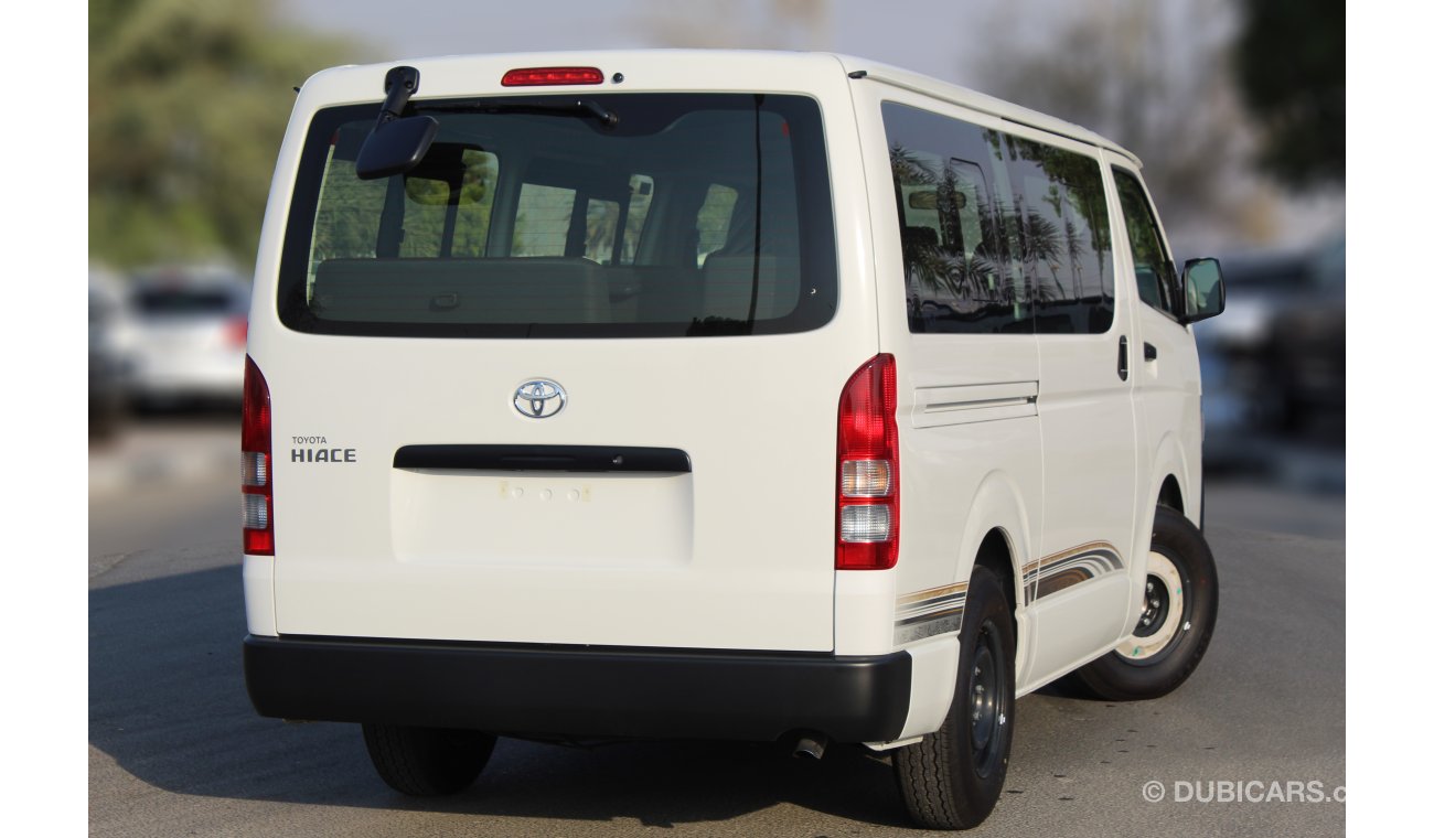 Toyota Hiace 15Seater 2.5L diesel 2019 model with rear A/C available for export.