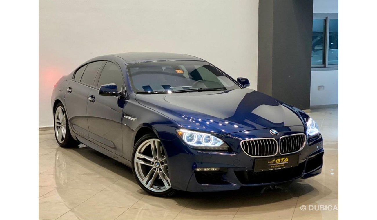 بي أم دبليو 640i 2015 BMW 640i Gran Coupe M Sport, Warranty, Full BMW Service History, GCC