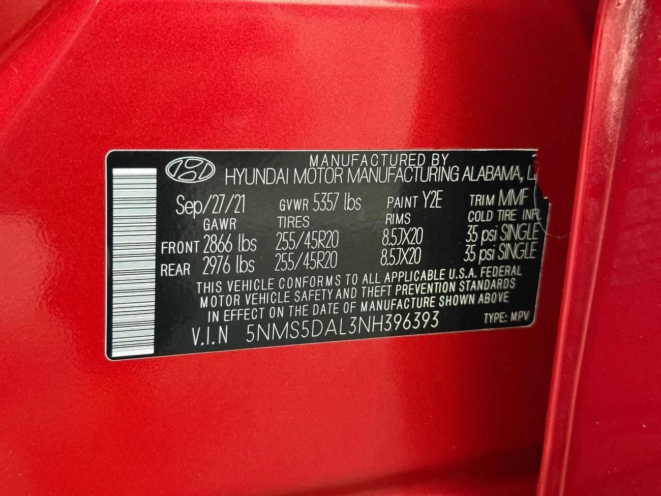 Hyundai Santa Fe 2022 HYUNDAI SANTAFE CALLIGRAPHY 4x4 FULL OPTIONS IMPORTED FROM USA