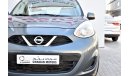 Nissan Micra 1.5L S 2018 GCC DELER WARRANTY