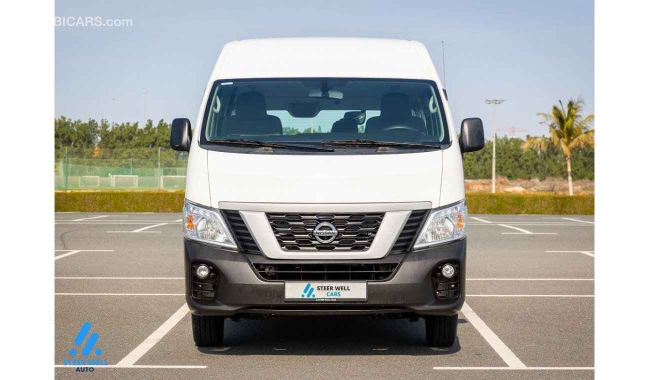 Nissan Urvan Panel Van High Roof 2020 NV350 High Roof 13 Seater - Passenger Van - M/T Petrol - GCC - Ready to Dri