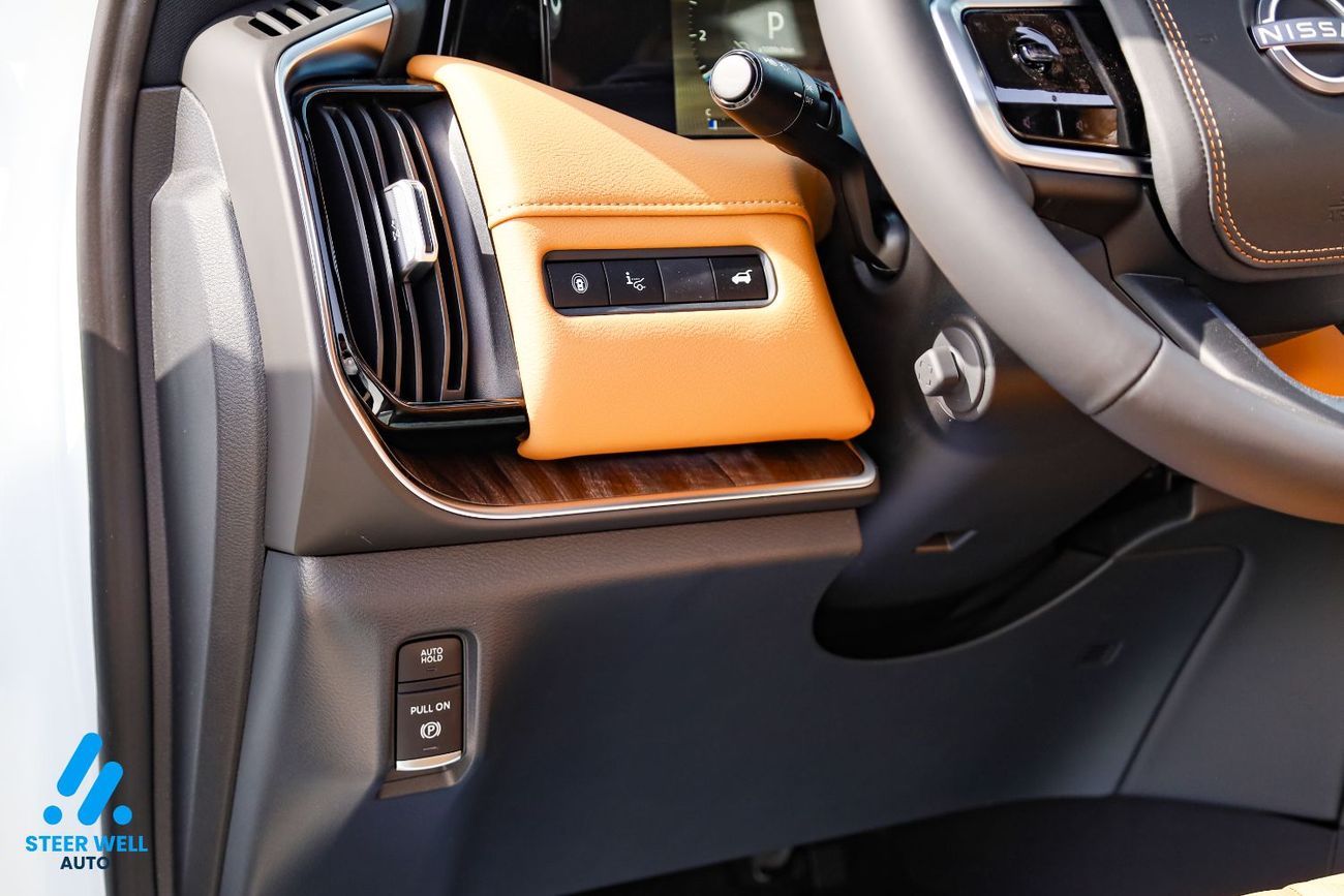 نيسان باترول LE Platinum 2026 | Twin-Turbo AWD | 9AT | Dual-Tone  | Tan Interior | Height-Control | Ramadan Offer