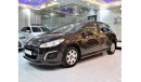 بيجو 308 ORIGINAL PAINT ( صبغ وكاله ) Peugeot 308 ( 2012 Model! ) in Brown Color! GCC Specs