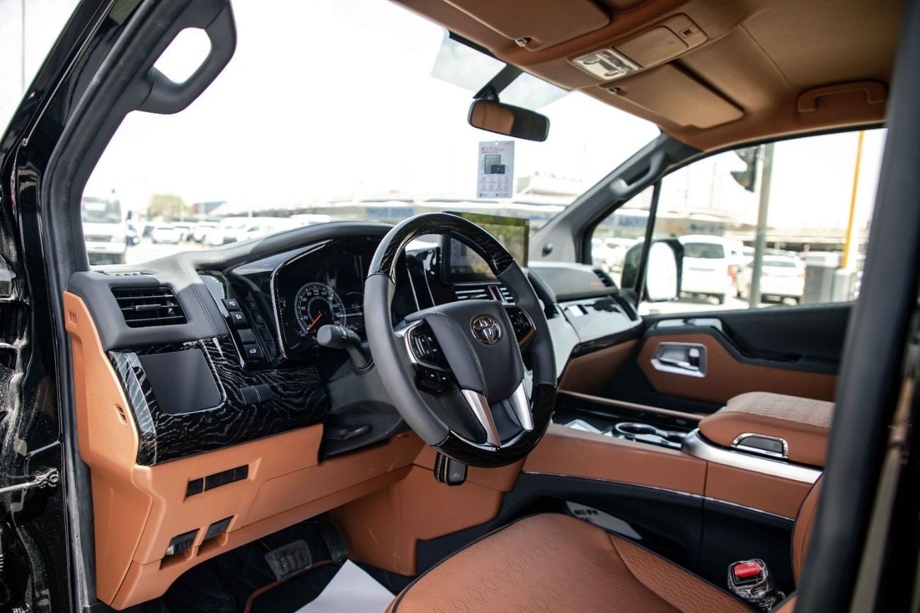 Toyota Hiace Alpha A380 KMuller Edition 3.5L - Black Inside Brown | Export Only
